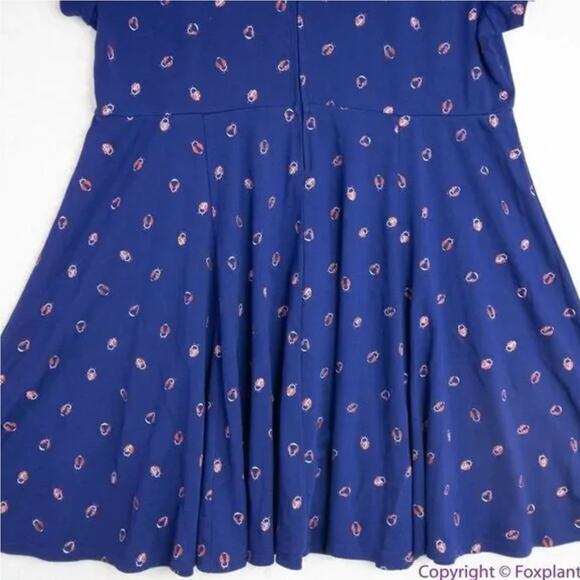 Unique Vintage Gwynnie Bee ladybug Print Dress, 2X - Picture 10 of 13